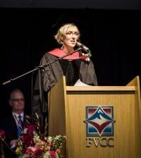 Sarah Rugheimer speaking at lectern