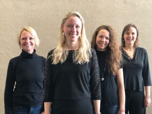 group of musicians wearing black shirts