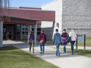 a tour walks on campus