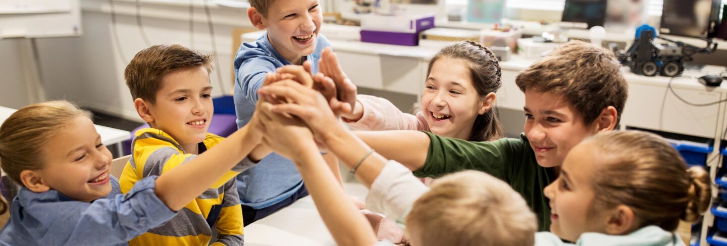 Young children in classroom