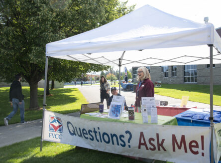 week of welcome ask me tent