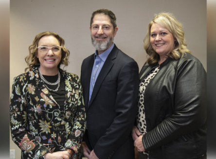 Michele Purcell, Bryan Brophy-Baermann, and Tricia Fiscus